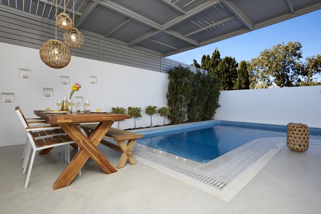 Eolia Kamari Villa Экстерьер фото